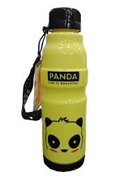 Cute Animal Kids Water Bottle, 500ml Sports Bottle with Strap, BPA-Free, Portable for School, Cycling, Hiking, and Camping