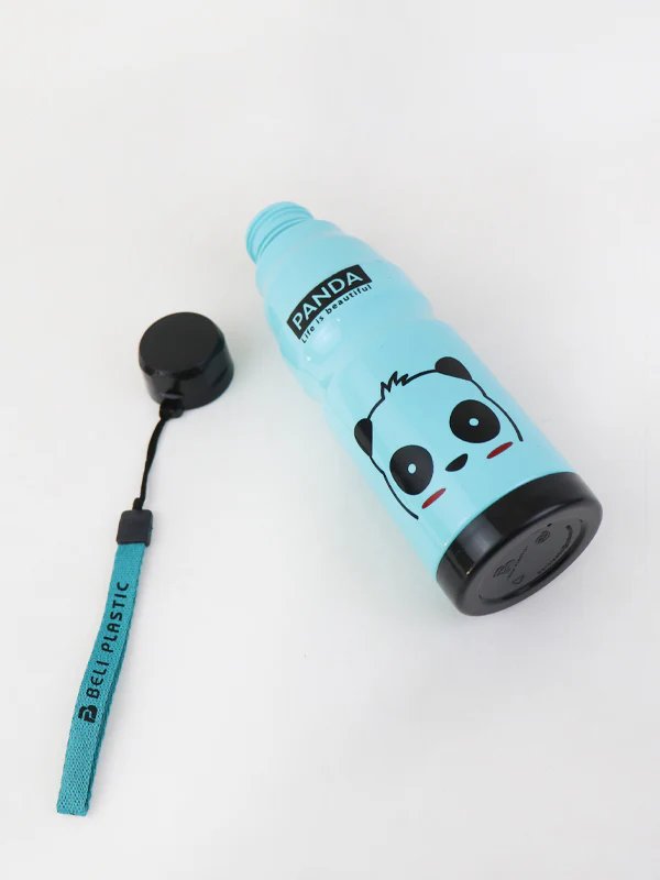 Cute Animal Kids Water Bottle, 500ml Sports Bottle with Strap, BPA-Free, Portable for School, Cycling, Hiking, and Camping