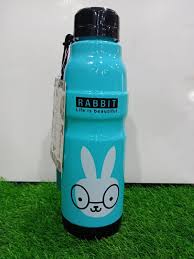 Cute Animal Kids Water Bottle, 500ml Sports Bottle with Strap, BPA-Free, Portable for School, Cycling, Hiking, and Camping