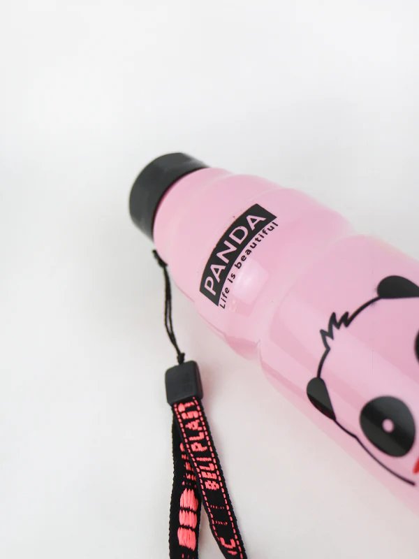 Cute Animal Kids Water Bottle, 500ml Sports Bottle with Strap, BPA-Free, Portable for School, Cycling, Hiking, and Camping