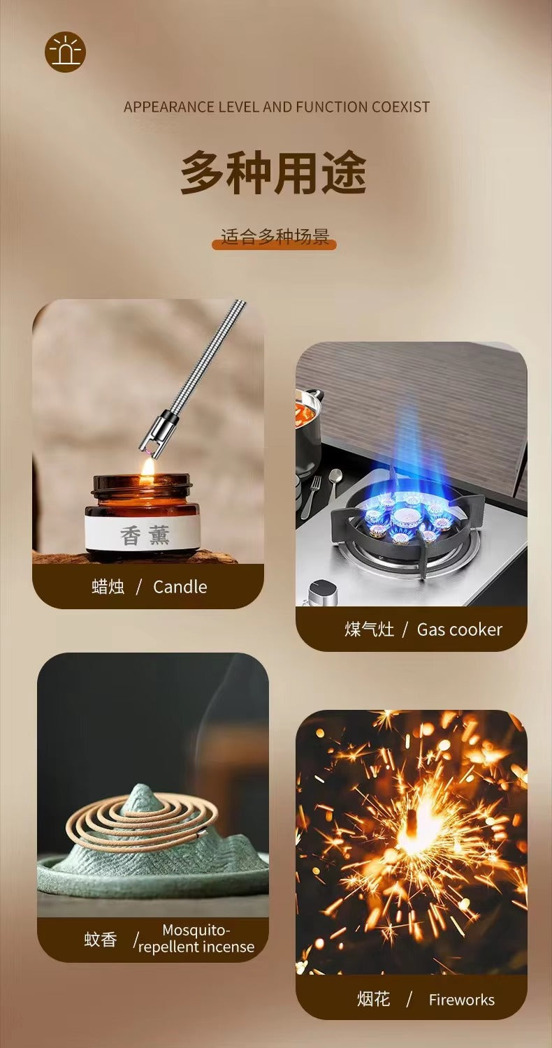 Modern Windproof Rechargeable USB Electric Arc Lighter