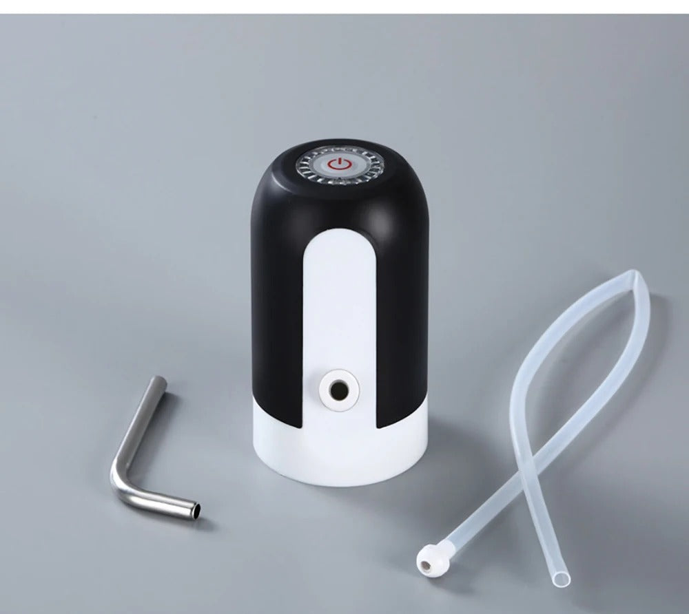 USB Rechargeable Electric Water Dispenser Pump – Portable Automatic Drinking Water Bottle Pump with Stainless Steel & Silicone Tube for Home, Office, Outdoor Use