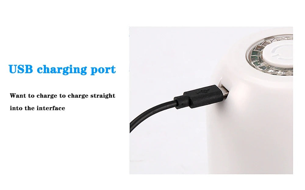 USB Rechargeable Electric Water Dispenser Pump – Portable Automatic Drinking Water Bottle Pump with Stainless Steel & Silicone Tube for Home, Office, Outdoor Use