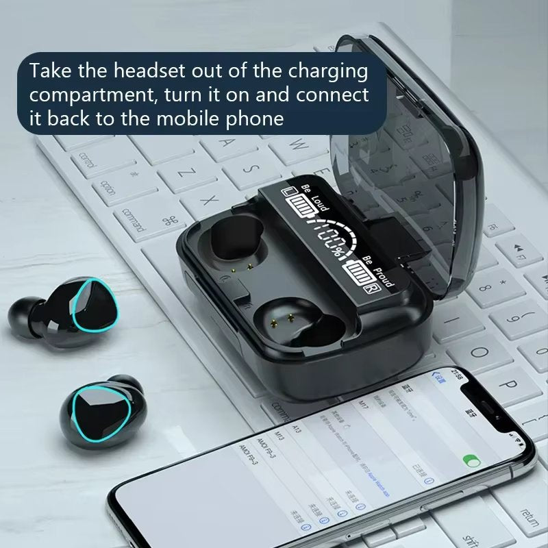 Damix M10 True Wireless Bluetooth Earbuds with Noise Cancellation and Touch Control