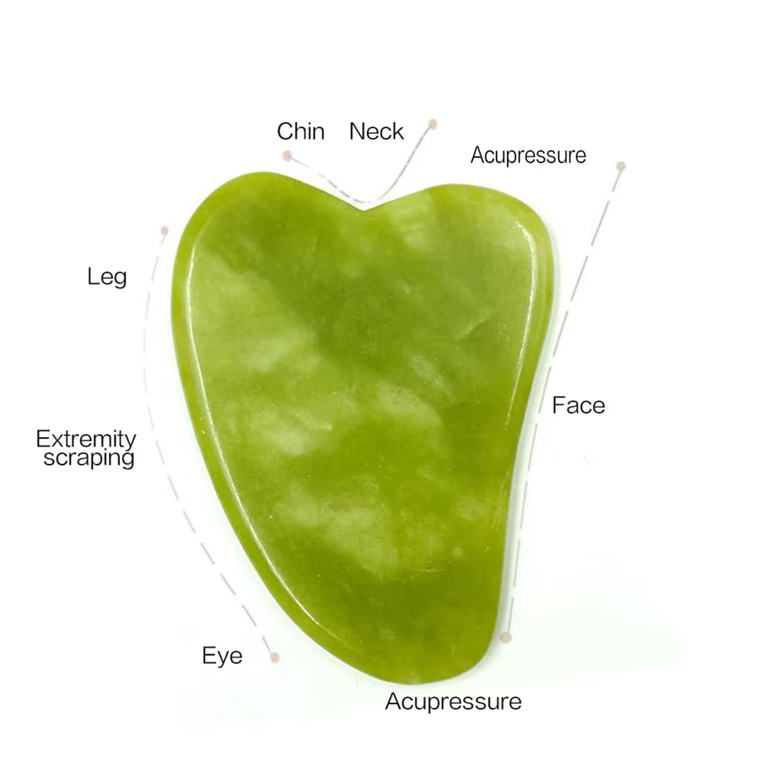 Natural Jade Roller & Gua Sha Stone Face Massager – Anti-Aging, Skin Tightening & Relaxation Tool