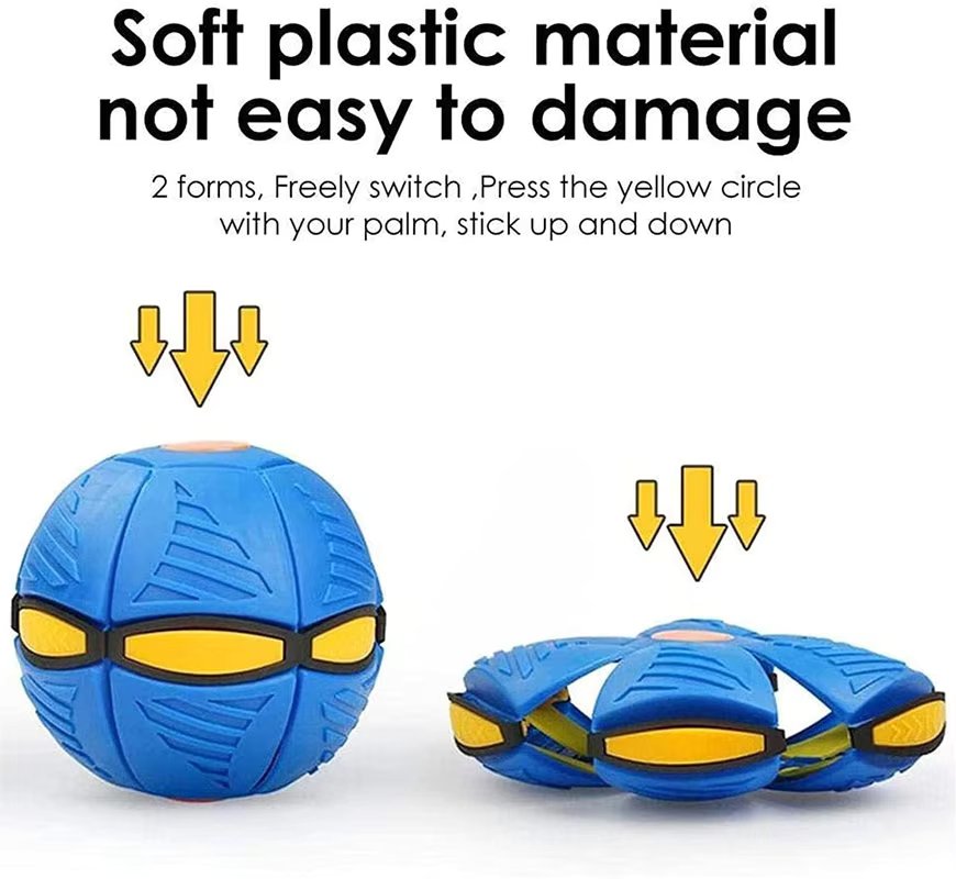 Flying Saucer Ball Magic Deformation UFO | Outdoor Sports Throwing Disc to Ball Toy for Kids
