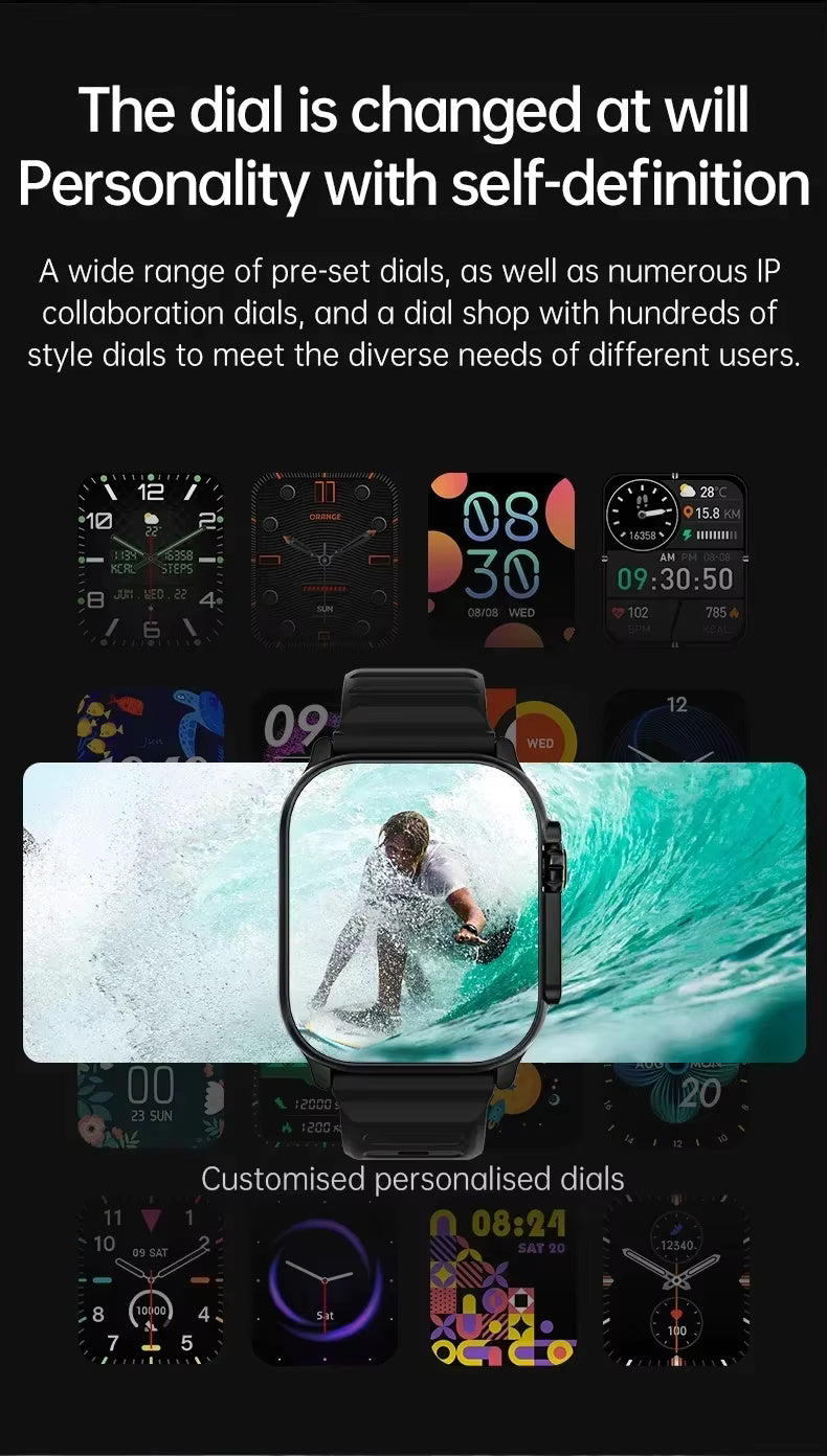 Ultra 9 Smart Watch – High-Quality Smart Watch, Low-Rate 7-in-1 Smartwatch with Bluetooth Calling, HD Display & Multiple Sports Modes