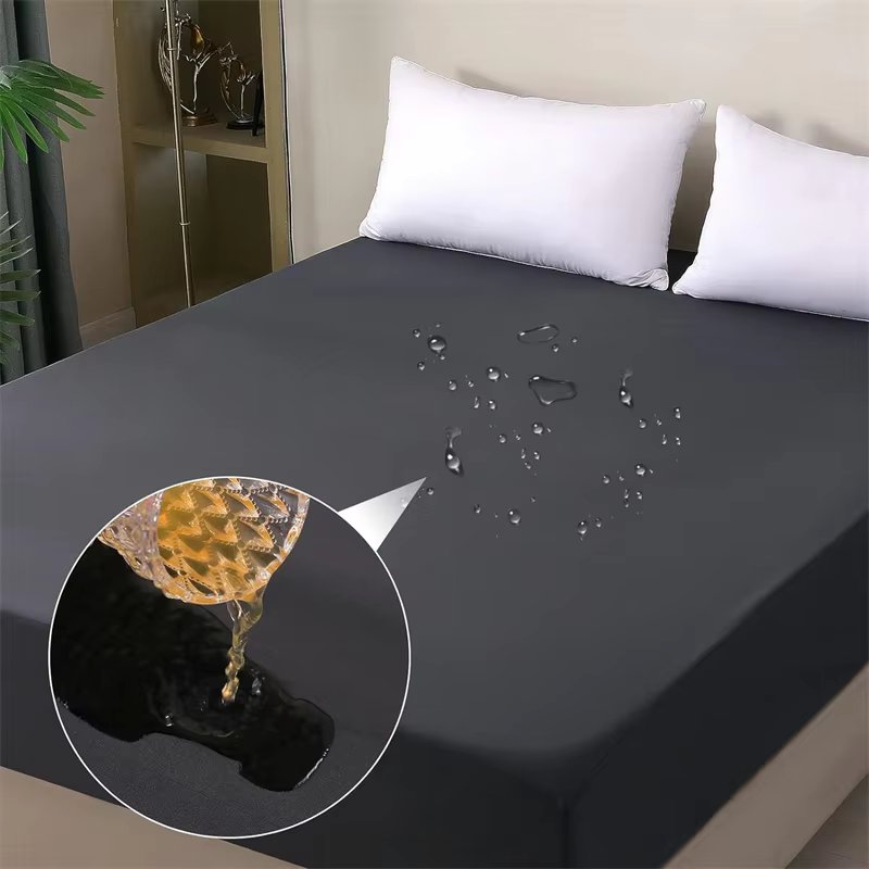 Waterproof Fitted Mattress Protector, Elastic Band, King Size