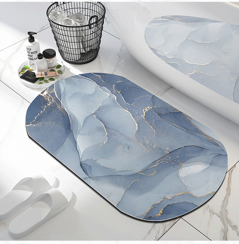 Super Absorbent Bathroom Mat – Quick-Dry, Non-Slip Soft Floor Rug for Bathroom, Kitchen & Home