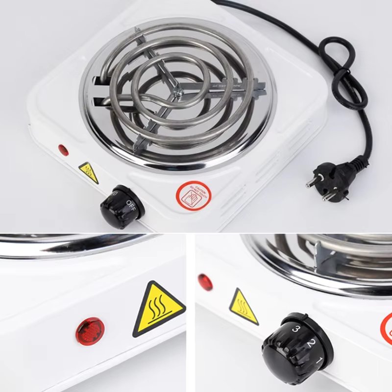 1000W Electric Hot Plate | Portable Single Burner Stove for Cooking, Coffee & More