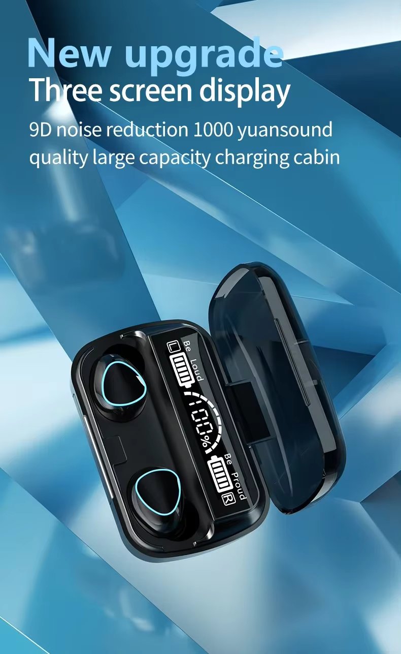Damix M10 True Wireless Bluetooth Earbuds with Noise Cancellation and Touch Control