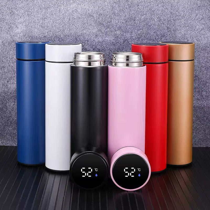 500ML Smart Thermos Water Bottle | Stainless Steel Vacuum Flask with Intelligent Temperature Display