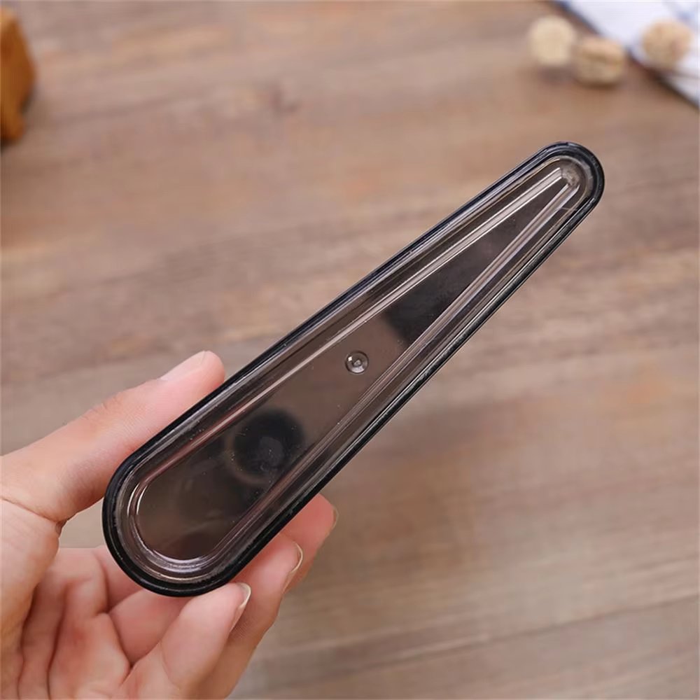 Flat Clear Square Water Bottle, Portable BPA-Free My Book Shape Flask for Travel & Sports