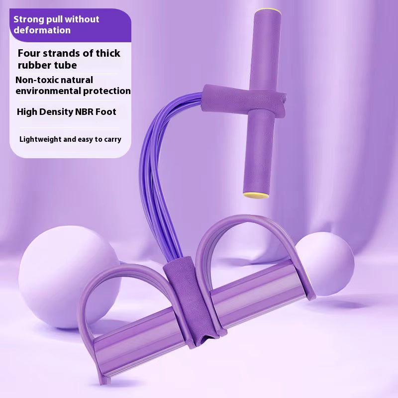 Multifunction Resistance Bands with Pedal Puller – Full-Body Workout, Home Gym Fitness Equipment, Elastic Exercise Rope for Weight Loss & Strength Training