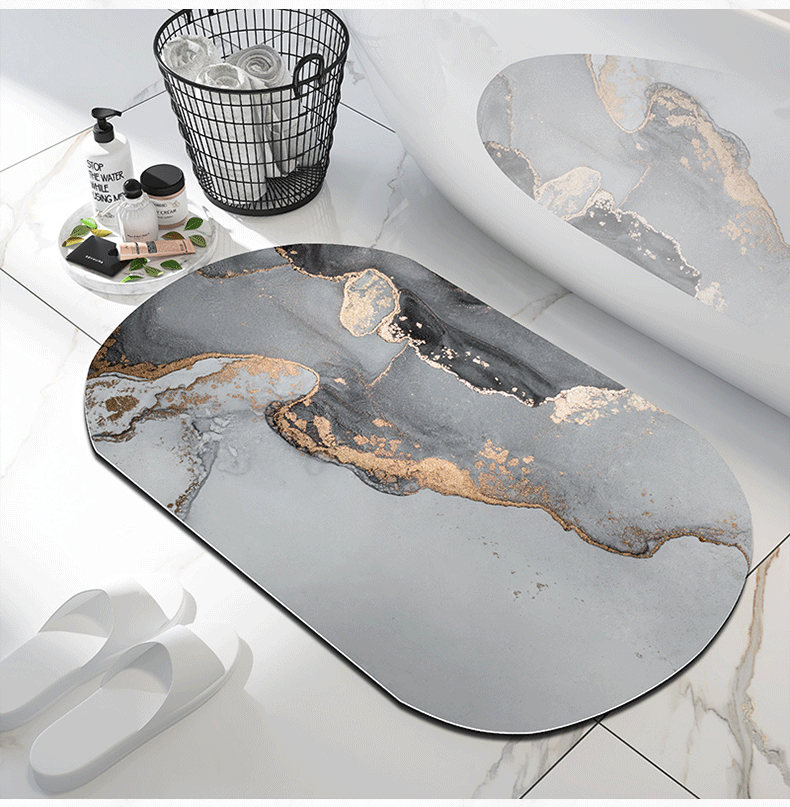 Super Absorbent Bathroom Mat – Quick-Dry, Non-Slip Soft Floor Rug for Bathroom, Kitchen & Home