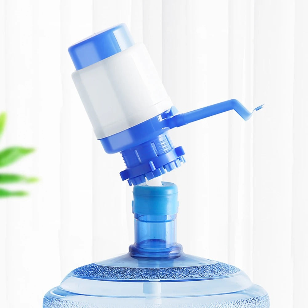 Manual Water Pump Hand Pressure Drinking Dispenser for Bottled Water – Portable Water Press Pump