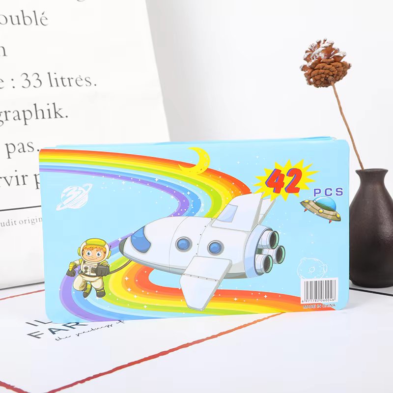 42-Piece Kids' Art Set | Watercolor Pens, Crayons & Colored Pencils
