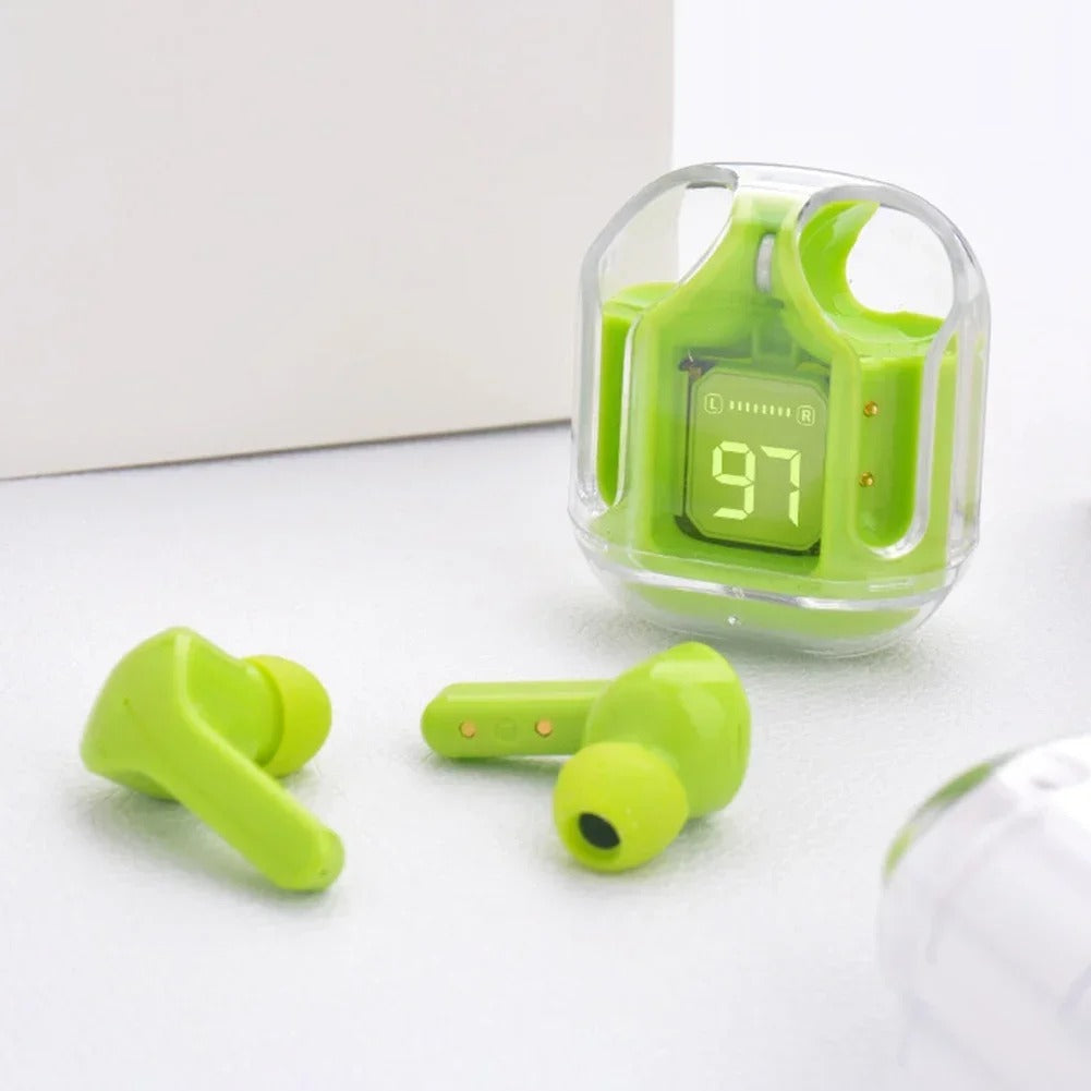 AIR31 TWS Bluetooth Earbuds with LED Digital Display – HiFi Stereo Sound, ENC Noise Reduction, Wireless In-Ear Headphones for Xiaomi, Huawei, iPhone with Fast Charging, Long Battery Life & Portable Charging Case
