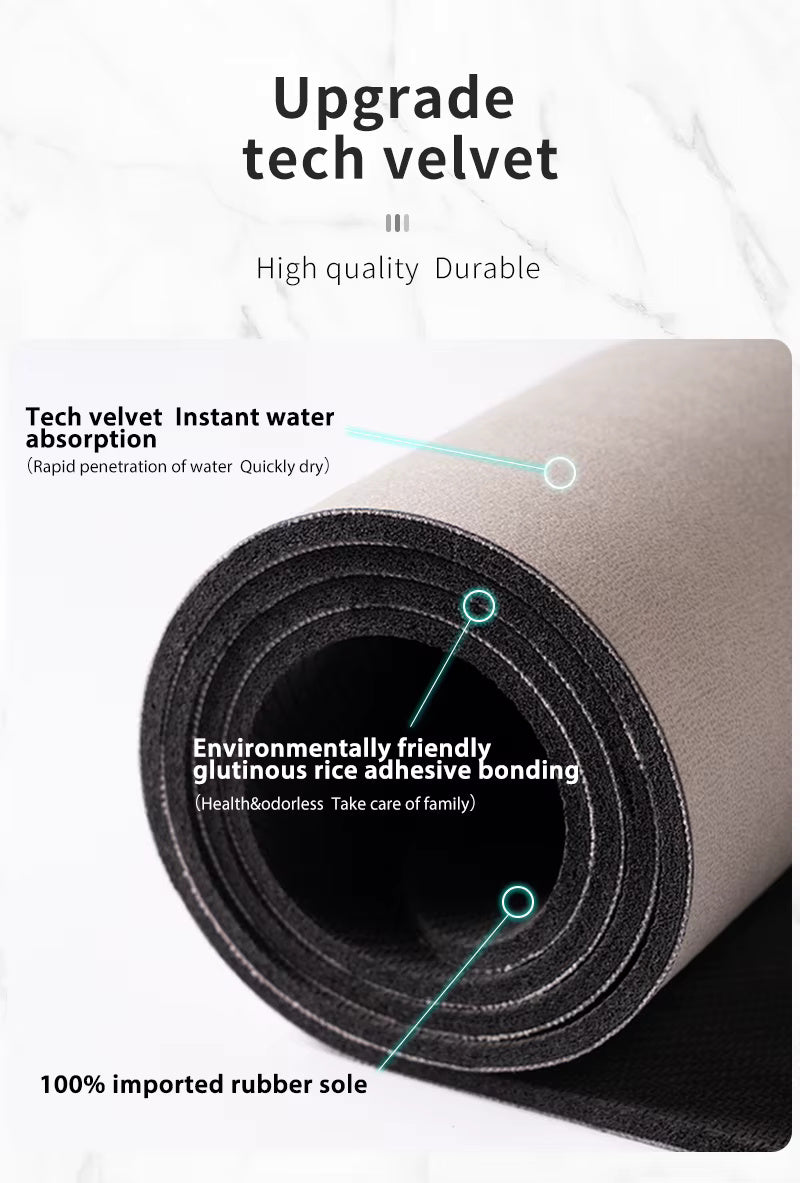 Super Absorbent Bathroom Mat – Quick-Dry, Non-Slip Soft Floor Rug for Bathroom, Kitchen & Home