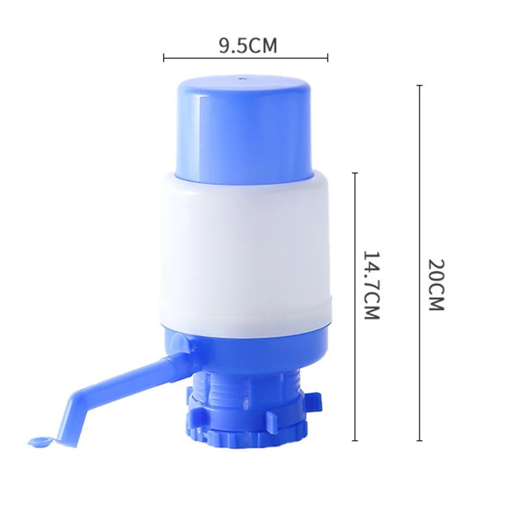 Manual Water Pump Hand Pressure Drinking Dispenser for Bottled Water – Portable Water Press Pump