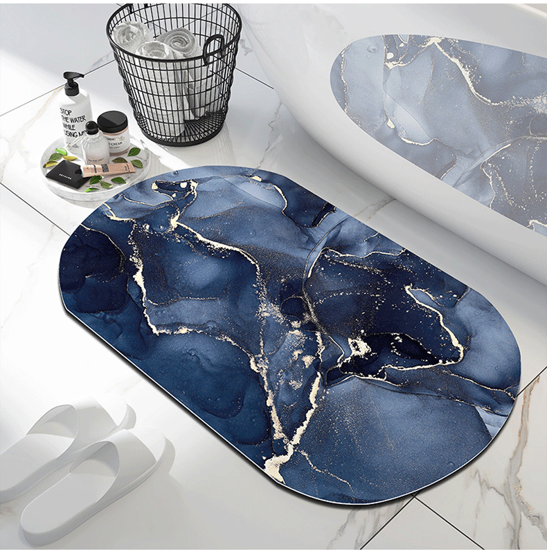 Super Absorbent Bathroom Mat – Quick-Dry, Non-Slip Soft Floor Rug for Bathroom, Kitchen & Home