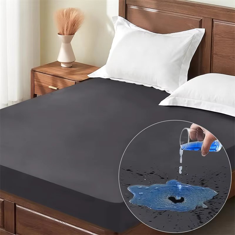 Waterproof Fitted Mattress Protector, Elastic Band, King Size