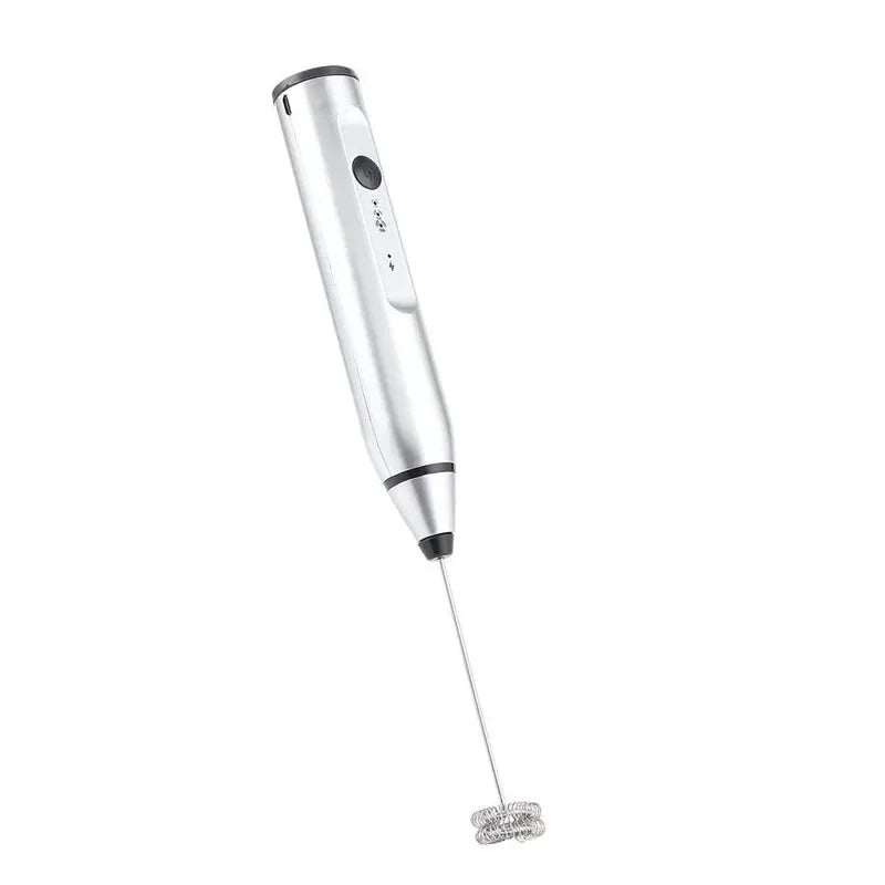 USB Rechargeable Electric Milk Frother – 3-Speed Handheld Coffee & Egg Beater, Portable Stainless Steel Mixer for Latte, Cappuccino, Shakes, and More – Best Price in Pakistan