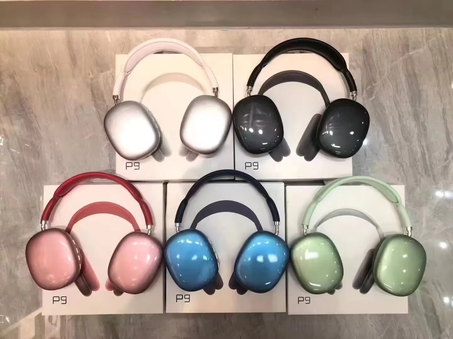 Popular P9 Bluetooth Earphones, Wireless Sports Gaming Headphones, Universal Head-Mounted Bluetooth Headset with High-Quality Sound & Easy Pairing for Gaming