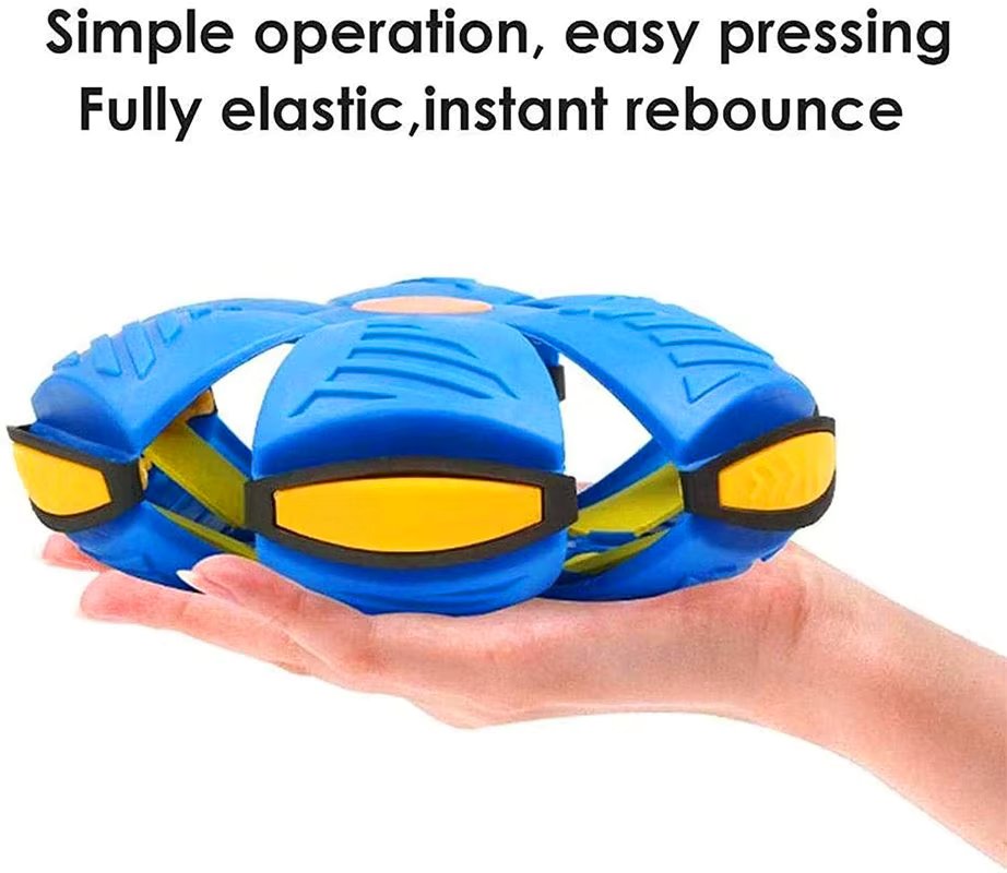 Flying Saucer Ball Magic Deformation UFO | Outdoor Sports Throwing Disc to Ball Toy for Kids