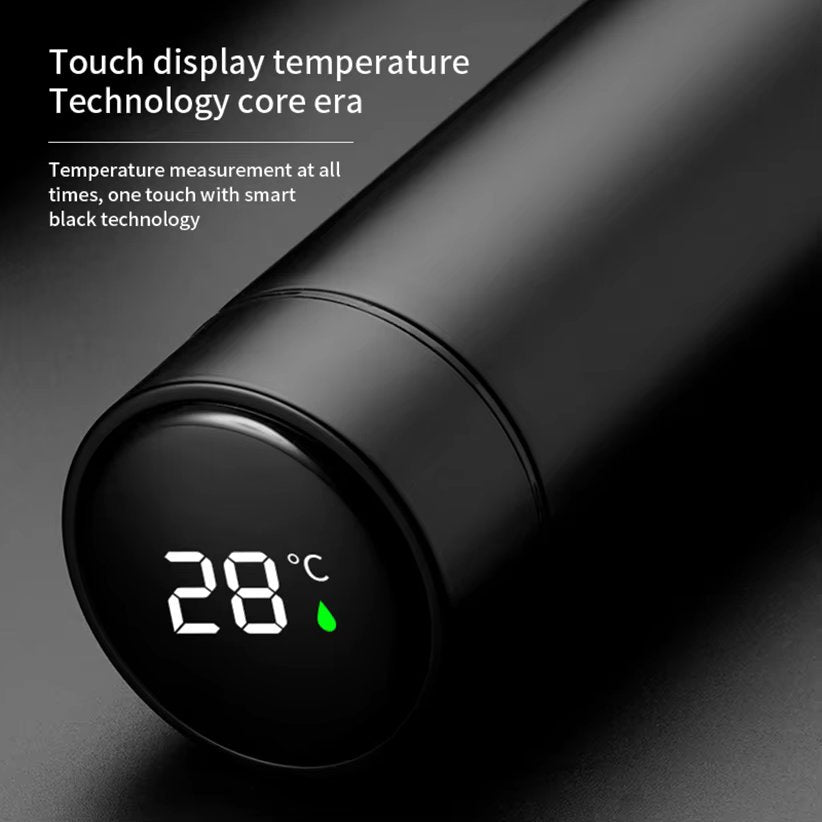 500ML Smart Thermos Water Bottle | Stainless Steel Vacuum Flask with Intelligent Temperature Display