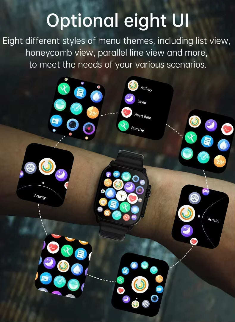 Ultra 9 Smart Watch – High-Quality Smart Watch, Low-Rate 7-in-1 Smartwatch with Bluetooth Calling, HD Display & Multiple Sports Modes