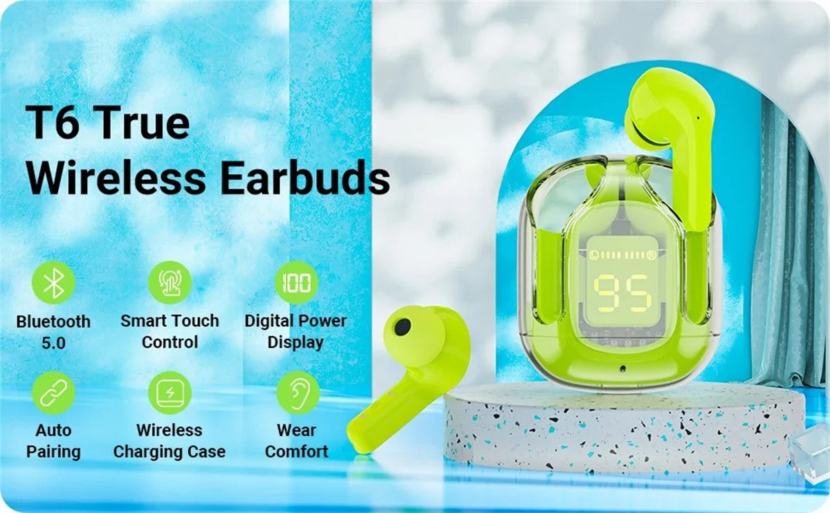 AIR31 TWS Bluetooth Earbuds with LED Digital Display – HiFi Stereo Sound, ENC Noise Reduction, Wireless In-Ear Headphones for Xiaomi, Huawei, iPhone with Fast Charging, Long Battery Life & Portable Charging Case
