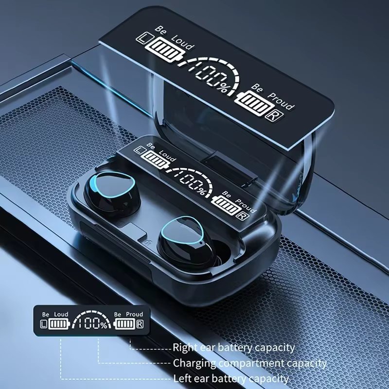 Damix M10 True Wireless Bluetooth Earbuds with Noise Cancellation and Touch Control