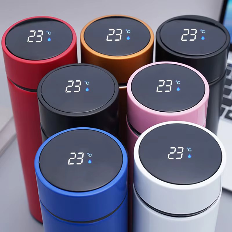 500ML Smart Thermos Water Bottle | Stainless Steel Vacuum Flask with Intelligent Temperature Display