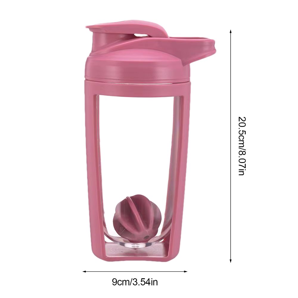 500ML Sports Protein Shaker Bottle, Leak-Proof Outdoor Travel Juice Cup