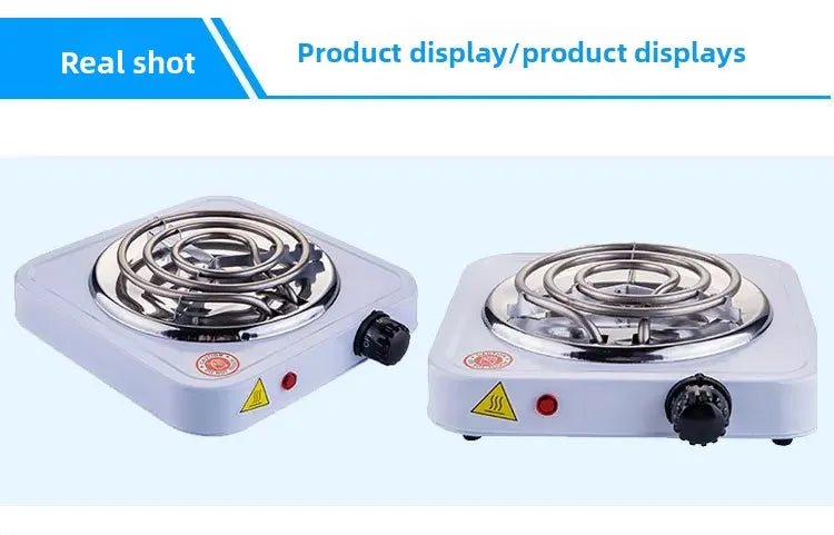 Multifunctional 1000W Electric Furnace Hot Plate – Portable Electric Stove for Cooking, Sand Casting Tray, Easy Clean Countertop Burner