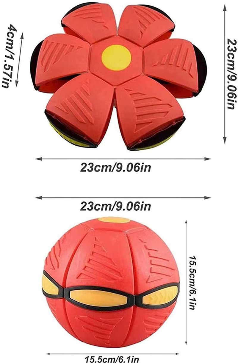 Flying Saucer Ball Magic Deformation UFO | Outdoor Sports Throwing Disc to Ball Toy for Kids