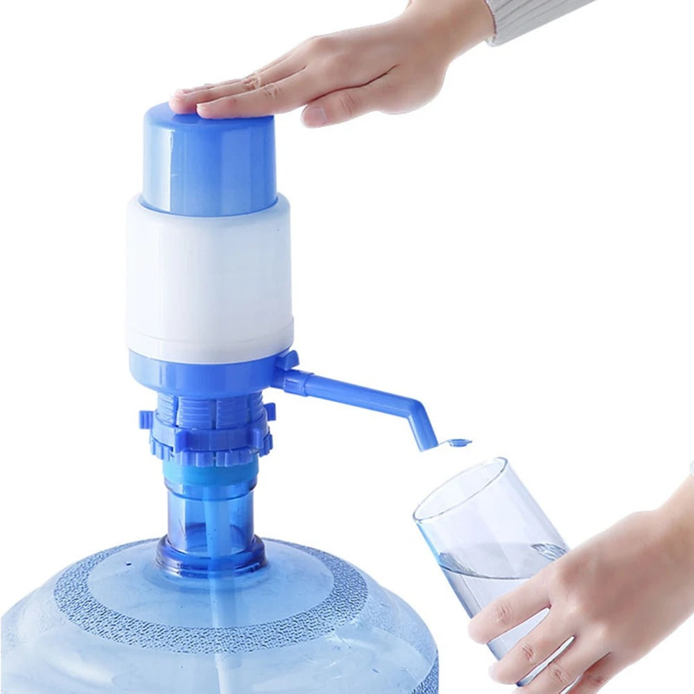 Manual Water Pump Hand Pressure Drinking Dispenser for Bottled Water – Portable Water Press Pump