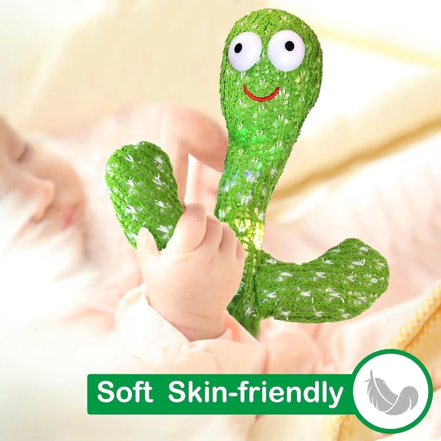 Kids Talking Cactus Plush Toy with Recording & Interactive Features | Fun & Educational Gift