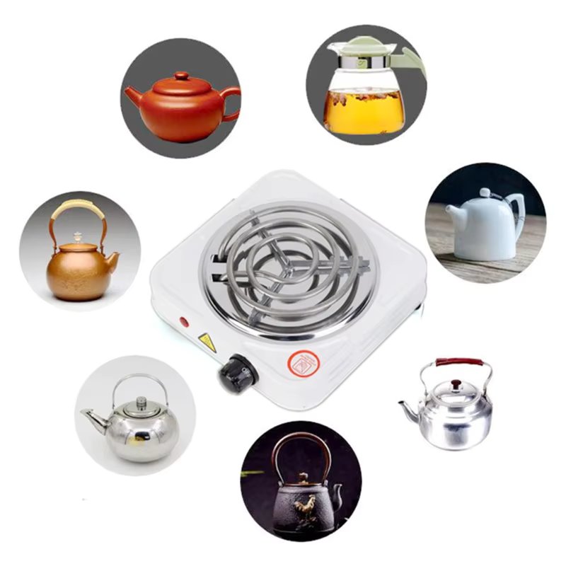 1000W Electric Hot Plate | Portable Single Burner Stove for Cooking, Coffee & More