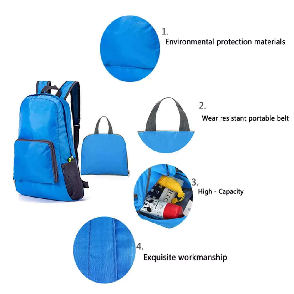 Lightweight Foldable Travel Backpack | Waterproof Hiking & Camping Daypack