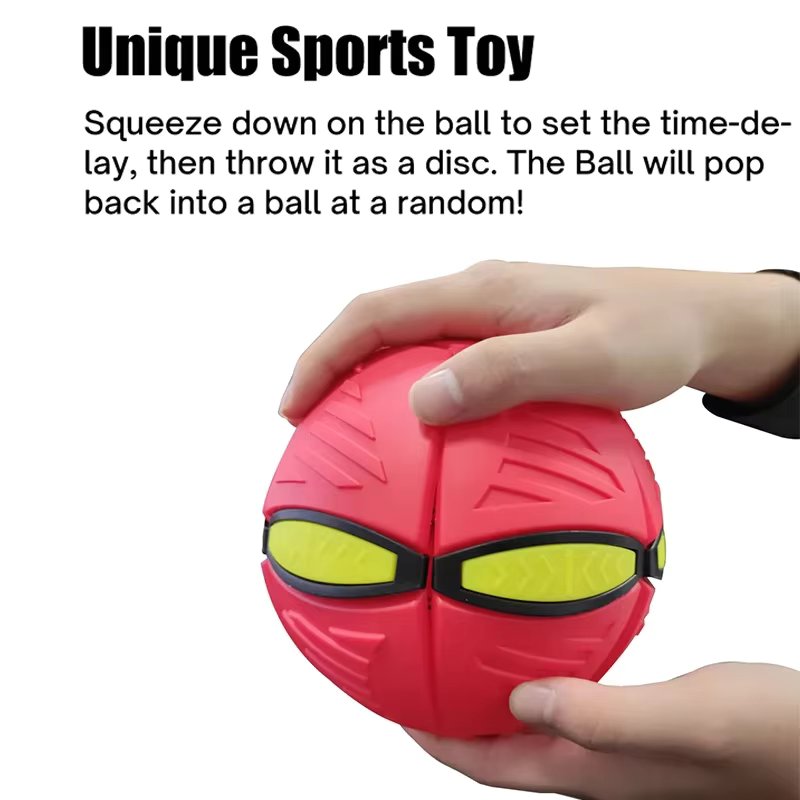 Flying Saucer Ball Magic Deformation UFO | Outdoor Sports Throwing Disc to Ball Toy for Kids