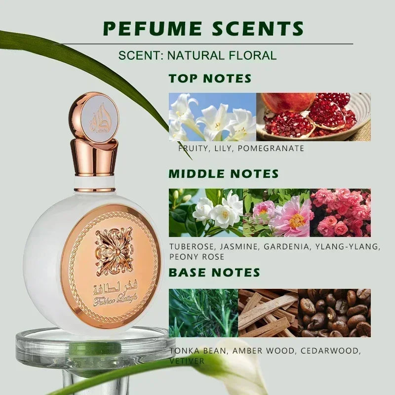 100ML Original Fakhar Body Spray Perfume Women High Quality Gift Arabic Fragrance Lasting Eau De Parfum Deodorants