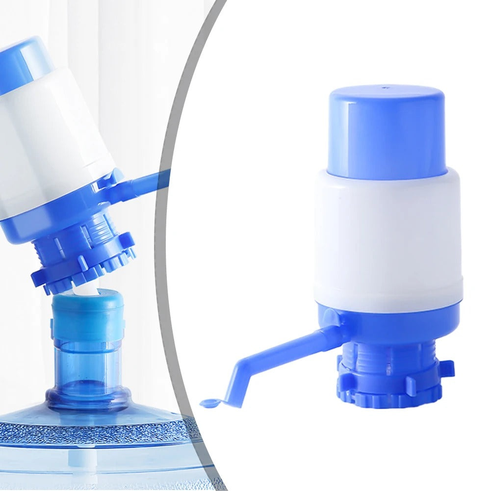 Manual Water Pump Hand Pressure Drinking Dispenser for Bottled Water – Portable Water Press Pump