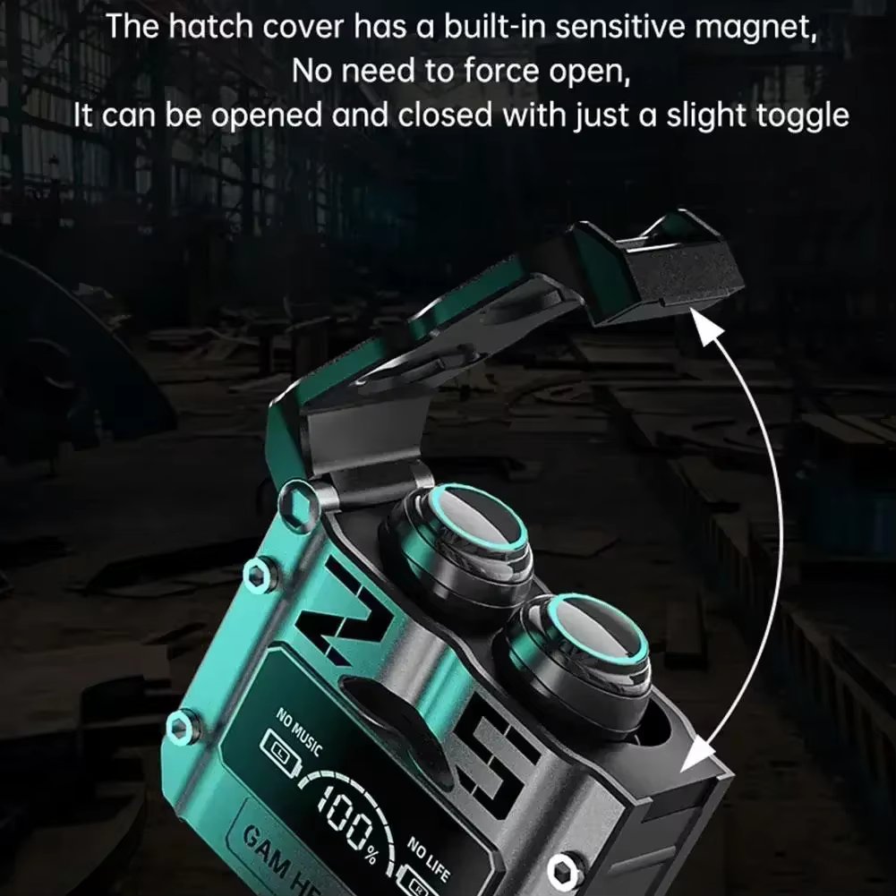 M25 Bluetooth Wireless Earbuds | LED Display | Touch Control | Noise Reduction
