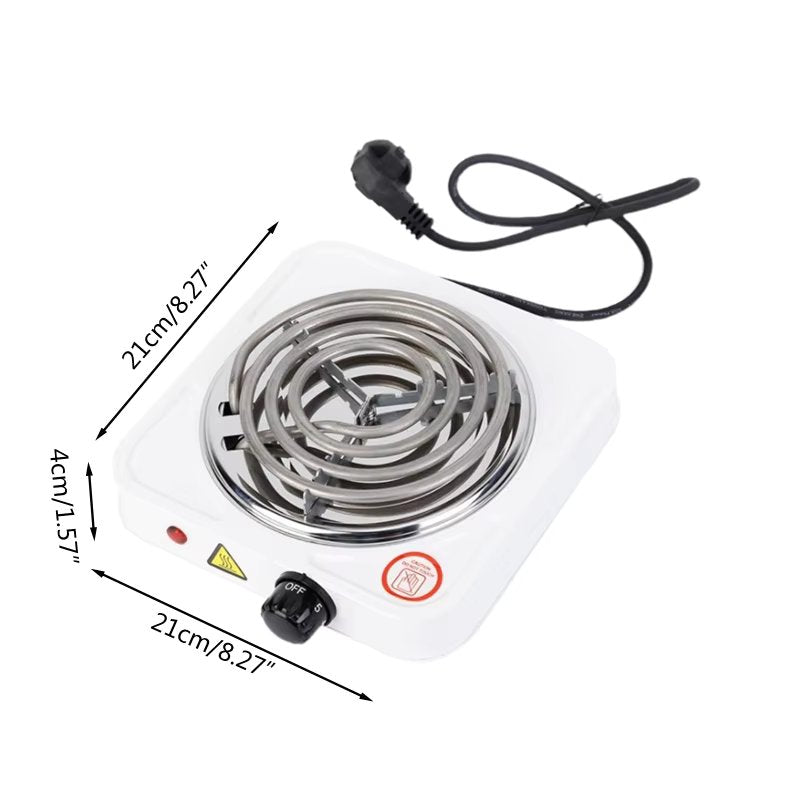1000W Electric Hot Plate | Portable Single Burner Stove for Cooking, Coffee & More