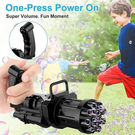 Electric Bubble Gun for Kids - Automatic Bubble Blower Toy, Fun Outdoor Activity Toy for Children, Best Electric Bubble Gun for Kids