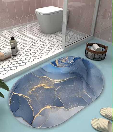 Super Absorbent Bathroom Mat – Quick-Dry, Non-Slip Soft Floor Rug for Bathroom, Kitchen & Home