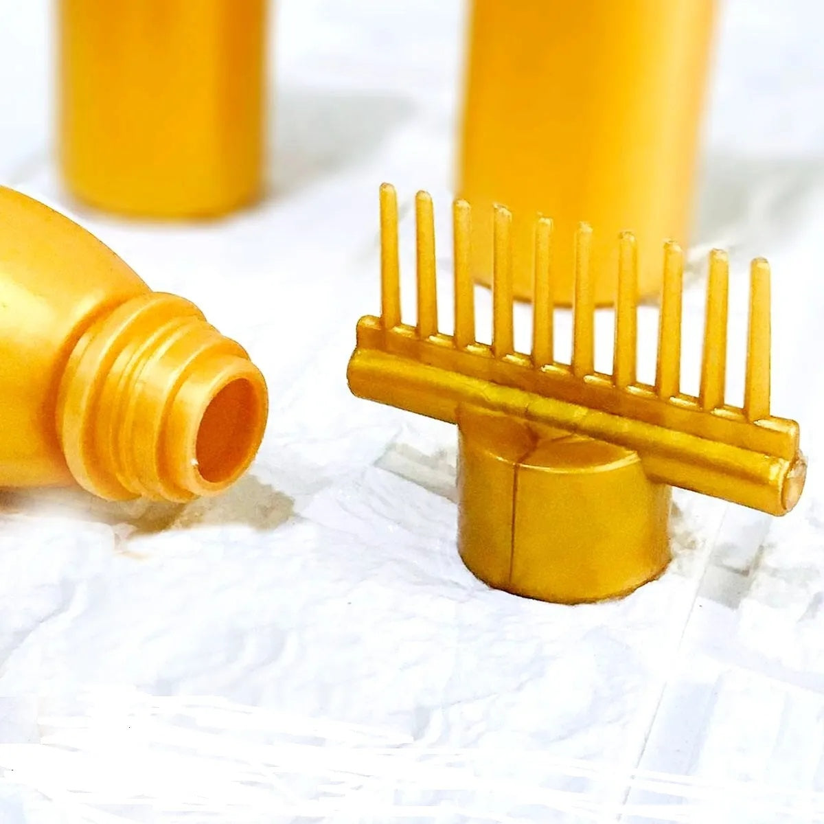Hair Oil Selfie Bottle – Root Comb Applicator for Even Scalp Coverage | Hair Dye & Oil Applicator Bottle | Available in Single & Pack of 2