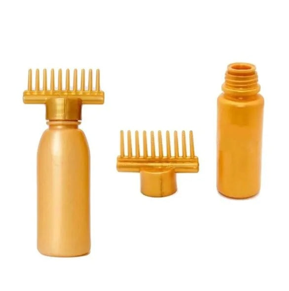 Hair Oil Selfie Bottle – Root Comb Applicator for Even Scalp Coverage | Hair Dye & Oil Applicator Bottle | Available in Single & Pack of 2
